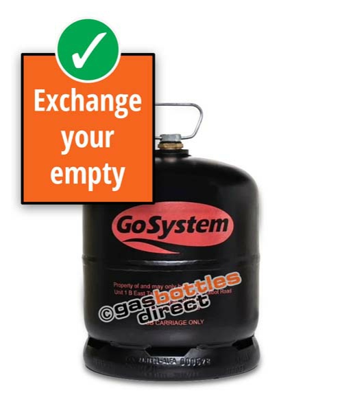 GoSystem 2.75kg Butane Gas Cylinder Refill